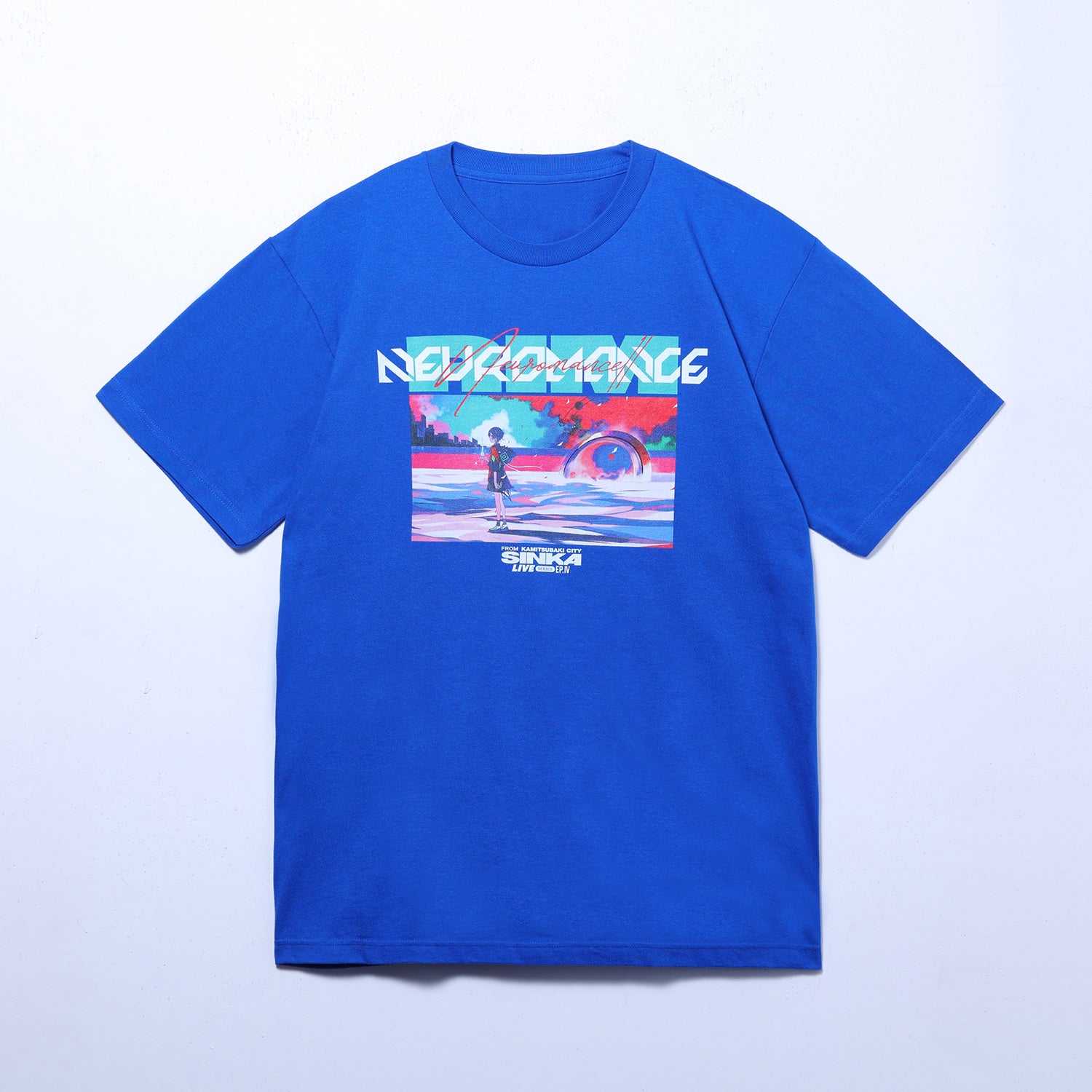 理芽】NEUROMANCE2 キービジュアルTシャツ／BLUE／SINKA LIVE SERIES