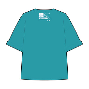 【明透】［4周年記念］「ブルーナイトダーリン」MV再現Tシャツ ／2nd ONE-MAN LIVE「BIRTH」& 4周年記念イベント「さまーすくーる ASCHOOL!」official goods