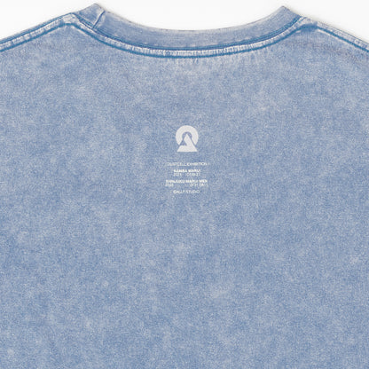 【DUSTCELL】ピグメントビックシルエットTシャツ／BLUE／「ONE」at 日本武道館 Blu-ray 発売記念 POP UP「MONOLITH」