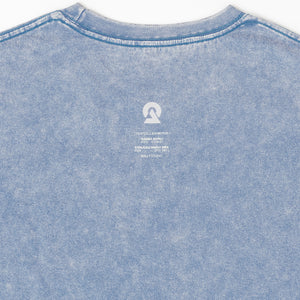 【DUSTCELL】ピグメントビックシルエットTシャツ／BLUE／「ONE」at 日本武道館 Blu-ray 発売記念 POP UP「MONOLITH」