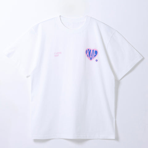 【花譜】I LOVE KAF Tシャツ／奇跡は地続き、ぼくらの現在地〜花譜展5〜 OFFICIAL GOODS