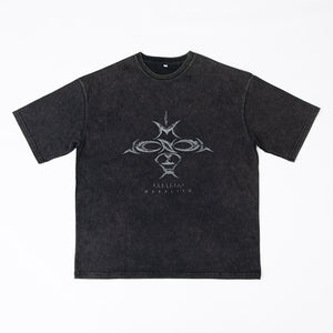【DUSTCELL】ピグメントビックシルエットTシャツ／BLACK／「ONE」at 日本武道館 Blu-ray 発売記念 POP UP「MONOLITH」