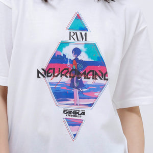 【理芽】NEUROMANCE2 キービジュアルTシャツ／WHITE／SINKA LIVE SERIES EP.Ⅳ 理芽