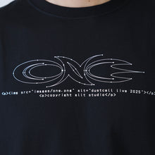 画像をギャラリービューアに読み込む, 【DUSTCELL】「ONE」ビッグシルエットTシャツ A／BLACK／DUSTCELL LIVE「ONE」at 日本武道館
