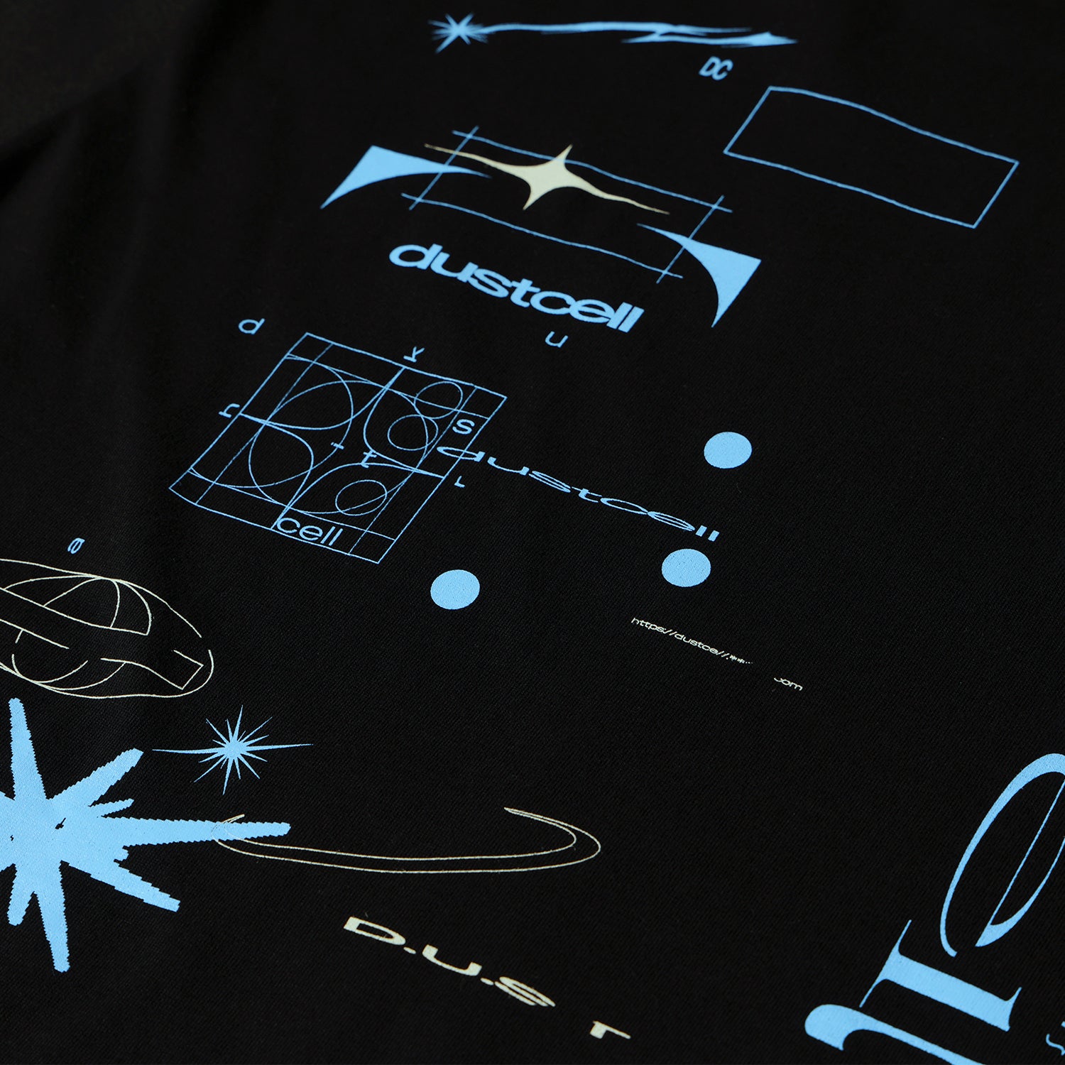 DUSTCELL】「光」グラフィックTシャツ／BLACK／DUSTCELL TOUR 2024「光