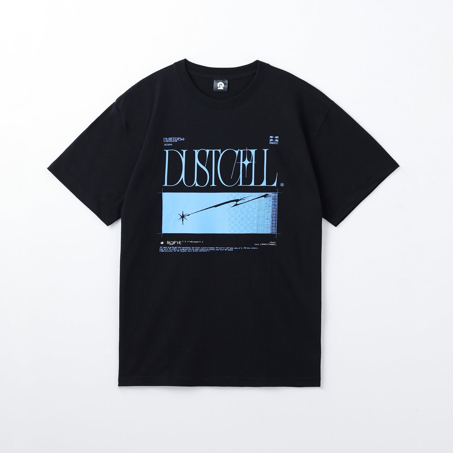 DUSTCELL】「光」グラフィックTシャツ／BLACK／DUSTCELL TOUR