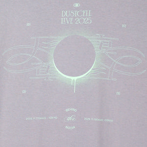 【DUSTCELL】「月の裏」グラフィックTシャツ／LIGHT GRAY／DUSTCELL LIVE 2025「月の裏」