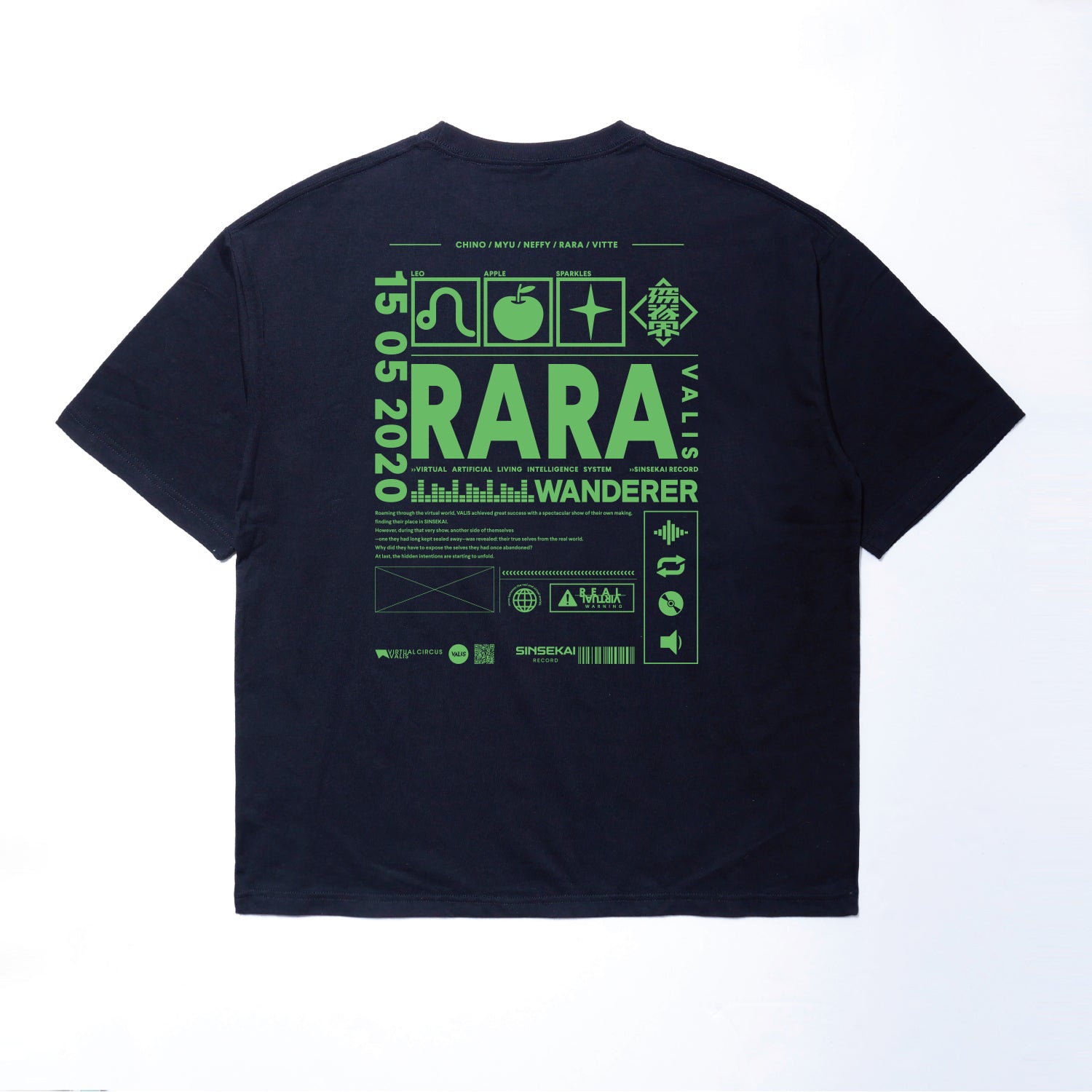 VALIS】ビッグシルエット メッセージTシャツ RARA ver.／6th ONE