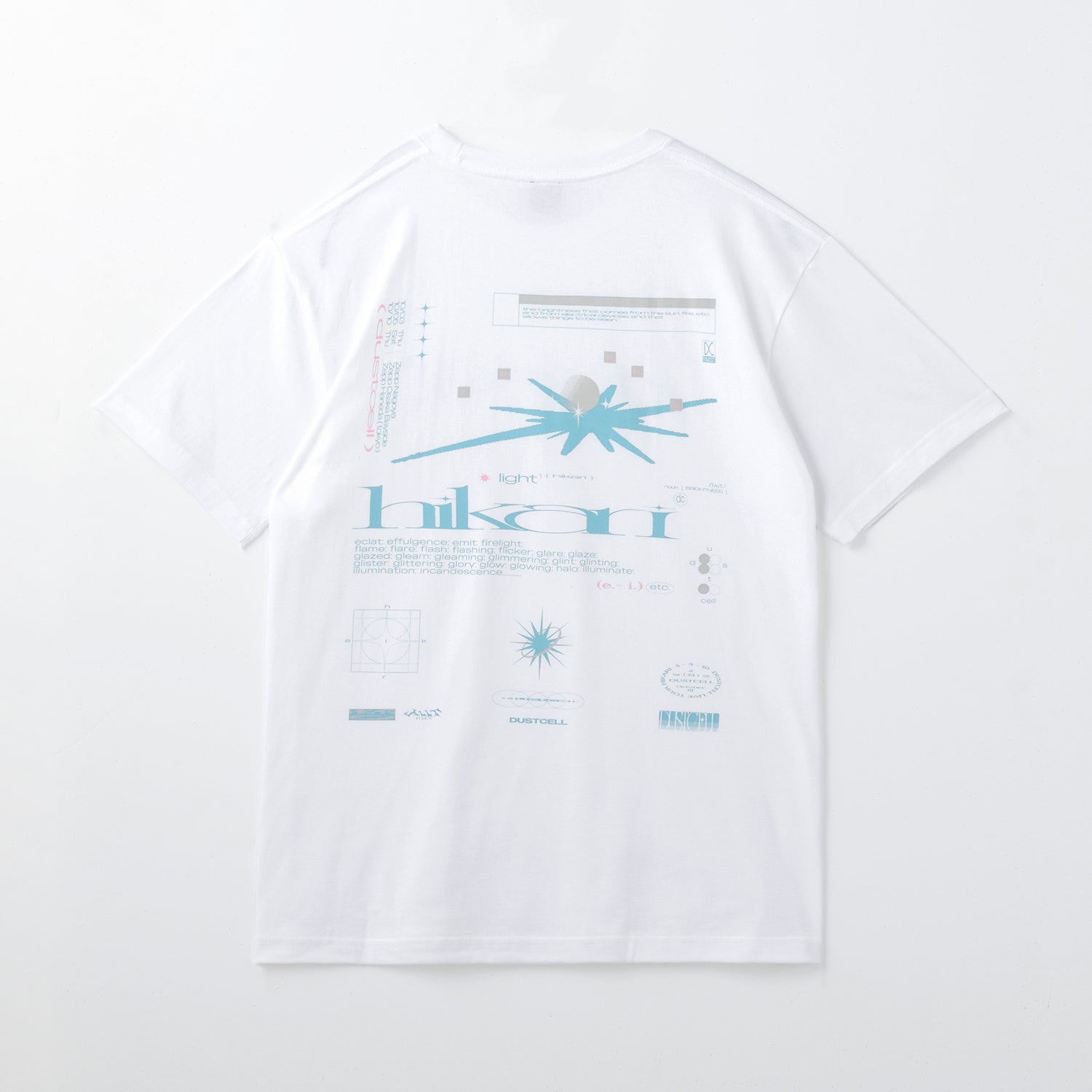 DUSTCELL Tシャツ 3枚セット (Lサイズ)2024年袋つき DUSTCELL】「光」グラフィックTシャツ／WHITE／DUSTCELL TOUR 2024「光