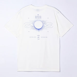 【DUSTCELL】「月の裏」グラフィックTシャツ／VANILLA WHITE／DUSTCELL LIVE 2025「月の裏」