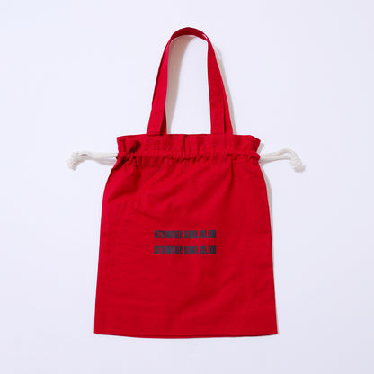 【理芽】「STRANGE GIRL CLUB」巾着トートバッグ／「STRANGE GIRL CLUB」3rd ANNIV.