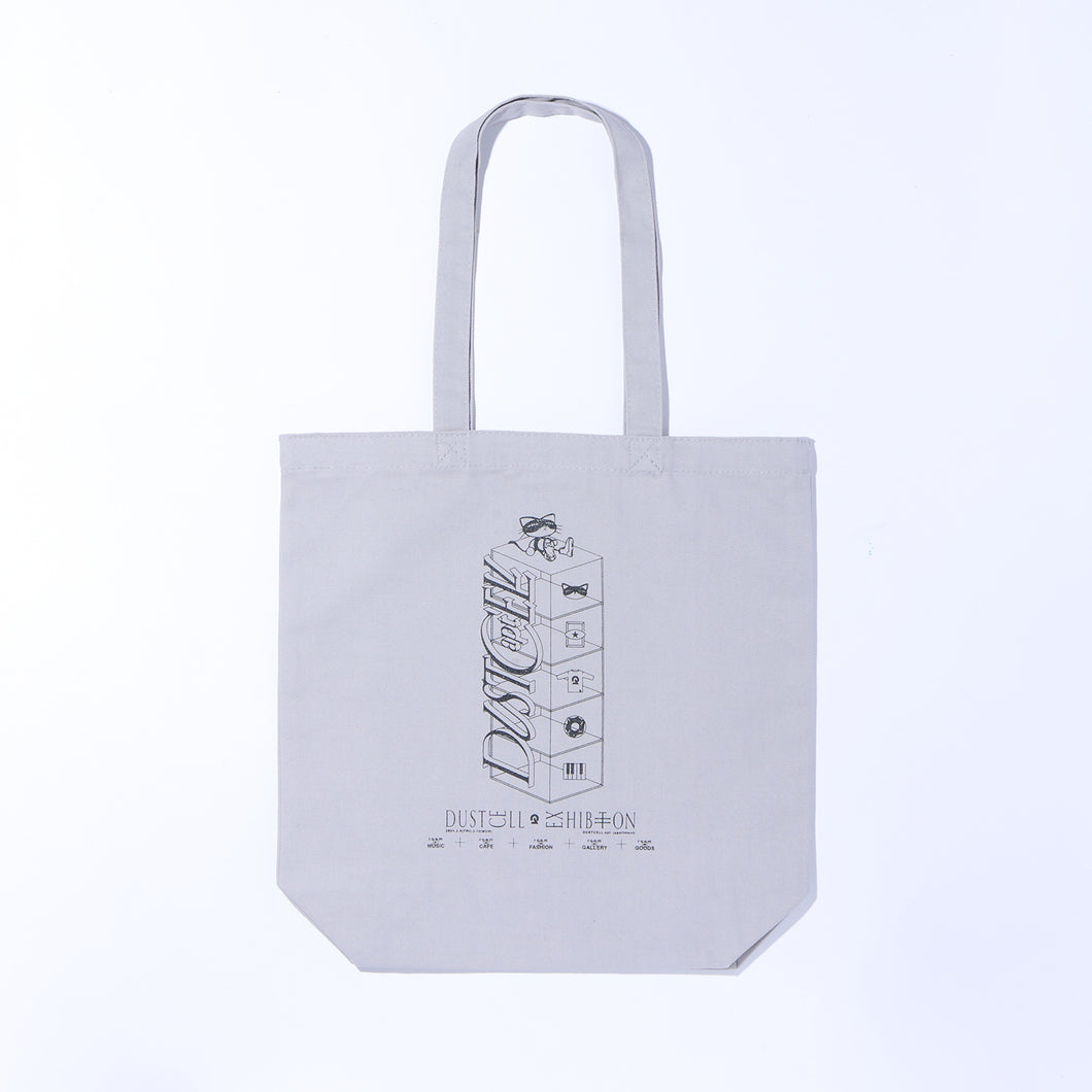 【DUSTCELL】「DUSTCELL apt.」トートバッグ／SKY GRAY／EXHIBITION「DUSTCELL apt. -apartment- 」OFFICIAL GOODS