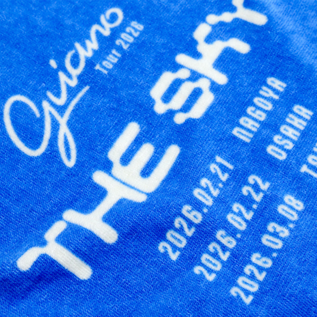 【Guiano】「The Sky」フェイスタオル／Tour 2026「The Sky」OFFICIAL GOODS