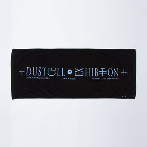 【DUSTCELL】「DUSTCELL apt.」フェイスタオル／BLACK／EXHIBITION「DUSTCELL apt. -apartment- 」OFFICIAL GOODS