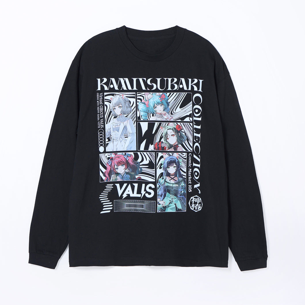 【VALIS】ロングスリーブTシャツ VALIS／コミックマーケット105出展記念グッズ