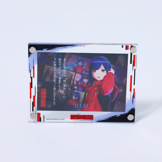 【御伽噺】ボイス付きオリジナルカード＆アクリルブロマイドスタンド（リメ）／バーチャル舞台劇「御伽噺（染）ver1.35」OFFICIAL GOODS