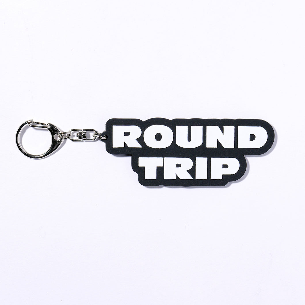 【DUSTCELL】ROUND TRIP ロゴラバーキーホルダー／BLACK ／2nd Mini Album「ROUND TRIP」