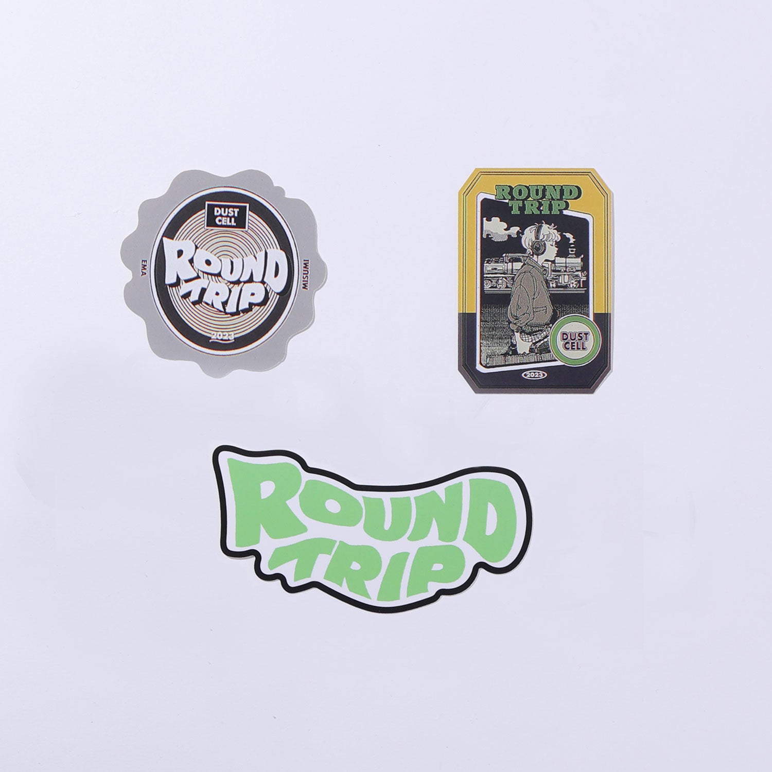 DUSTCELL】ステッカー3枚セット／TOUR「ROUND TRIP」 – FINDME STORE