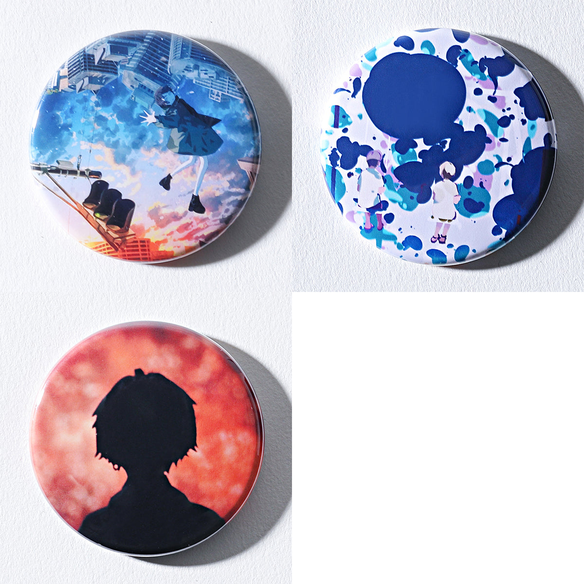 【DUSTCELL】ランダム缶バッジ5個セット／DUSTCELL Exhibiton「白炎」