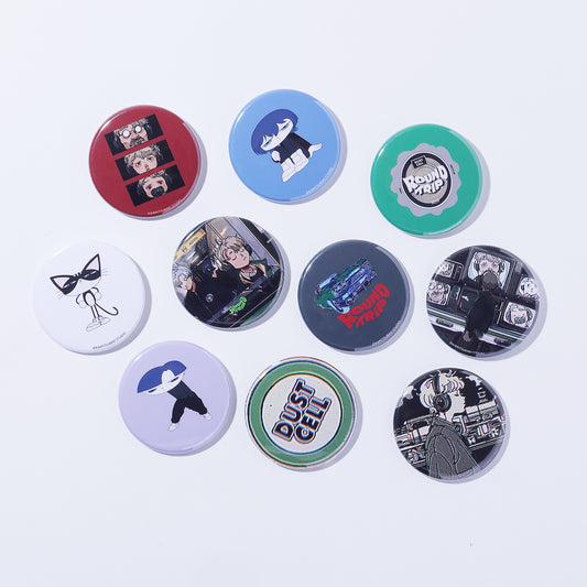 【DUSTCELL】ランダム缶バッジ3個セット（全10種）／TOUR「ROUND TRIP」