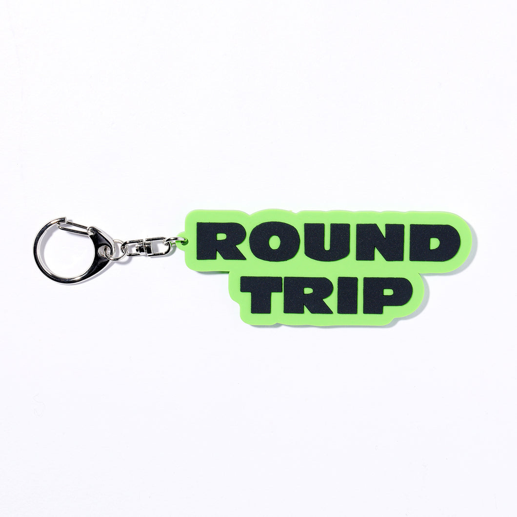【DUSTCELL】ROUND TRIP ロゴラバーキーホルダー／GREEN／2nd Mini Album「ROUND TRIP」