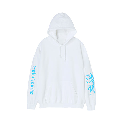 【ヰ世界情緒】「isekaijoucho&ANEMOS」パーカー／WHITE／2DAYS LIVE DAY1「Flower Closet」 DAY2「Anima Re:birth」OFFICIAL GOODS