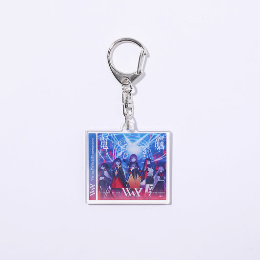 【V.W.P】CDジャケット型アクリルキーホルダー「電脳」／1st ONE-MAN LIVE「現象」／「魔女集会」JOINT LIVE & TALK EVENT