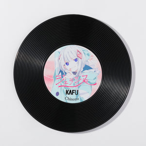 【音楽的同位体 可不（KAFU）】Chinozo×可不（KAFU）レコード形コースター／1st ALBUM「シンメトリー」
