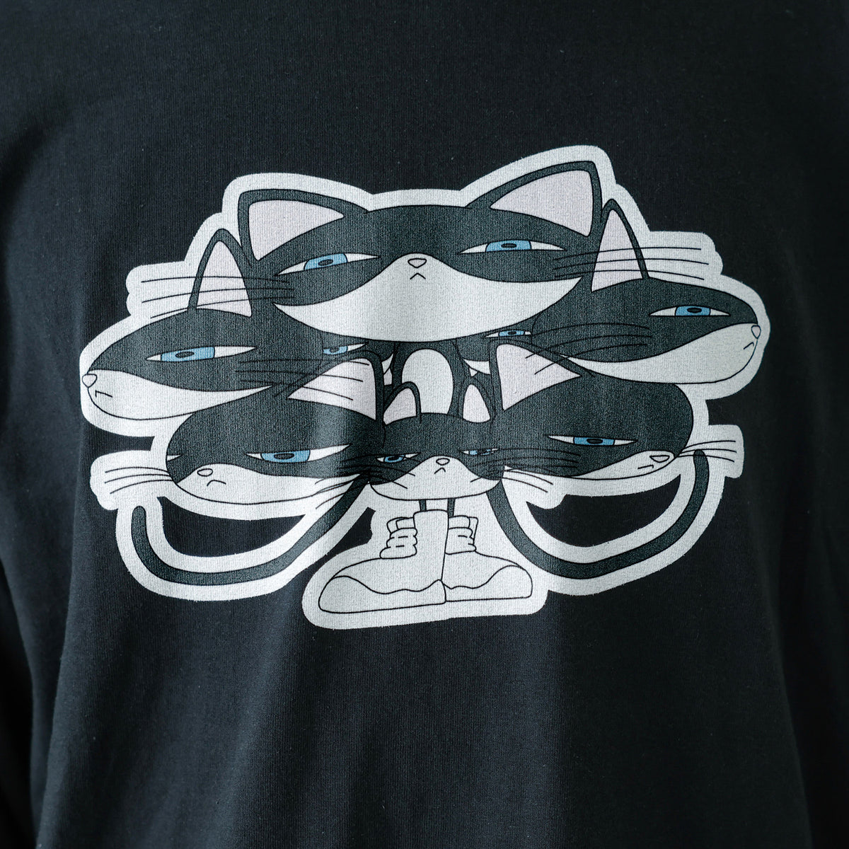 【DUSTCELL】「dustcat」ロングスリーブTシャツ／BLACK／DUSTCELL LIVE 2022「PREPARATION」