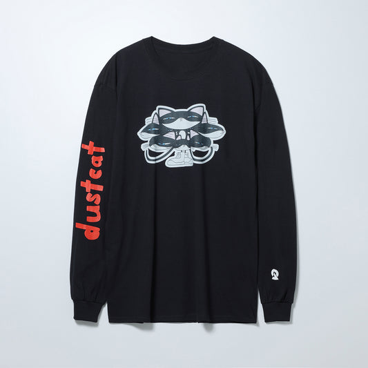 【DUSTCELL】「dustcat」ロングスリーブTシャツ／BLACK／DUSTCELL LIVE 2022「PREPARATION」