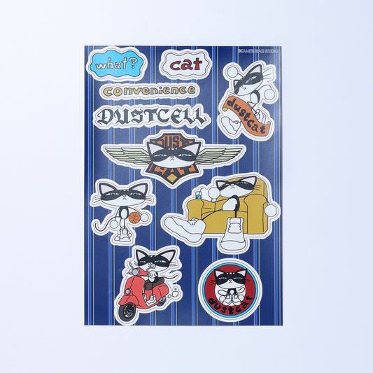 【DUSTCELL】「dustcat」ステッカーシート／DUSTCELL LIVE 2022「PREPARATION」