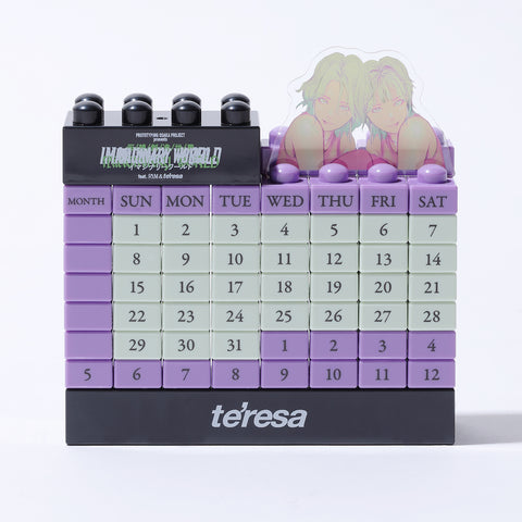 【te'resa】te'resaブロックカレンダー／PROTOTYPING OSAKA PROJECT presents IMAGINARY WORLD feat. RIM & te'resa