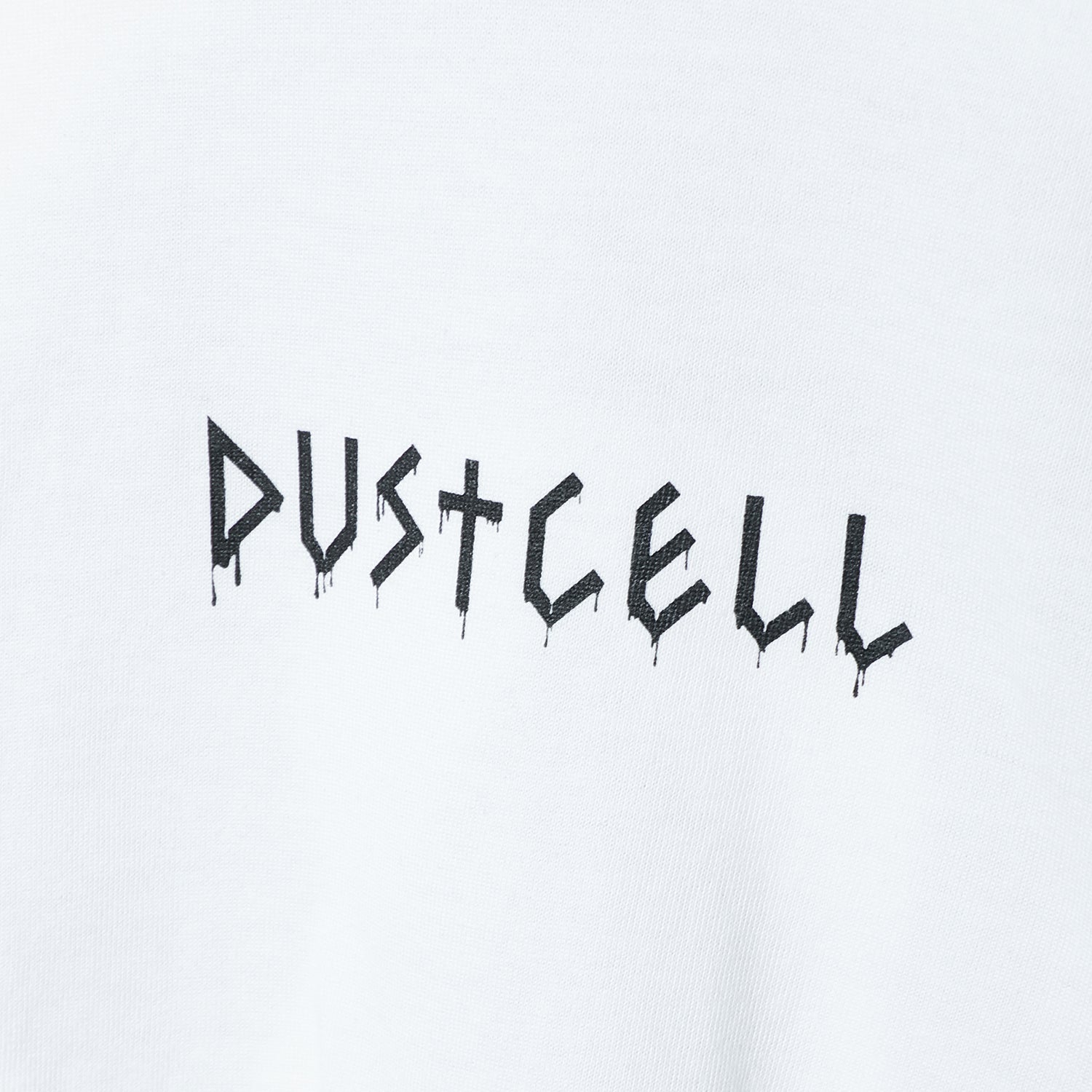 DUSTCELL】ドリップロゴロングスリーブTシャツ／WHITE／DUSTCELL ...