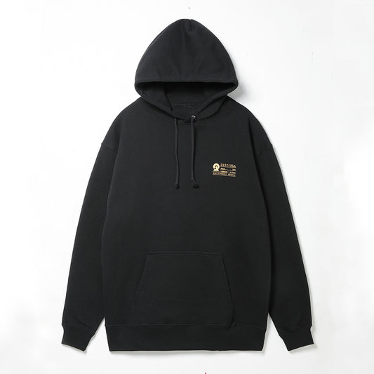 【DUSTCELL】ネームパーカー／BLACK／DUSTCELL Exhibiton「白炎」