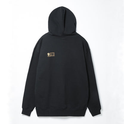 【DUSTCELL】ネームパーカー／BLACK／DUSTCELL Exhibiton「白炎」