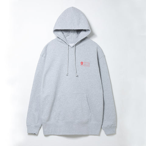 【DUSTCELL】ネームパーカー／GRAY／DUSTCELL Exhibiton「白炎」