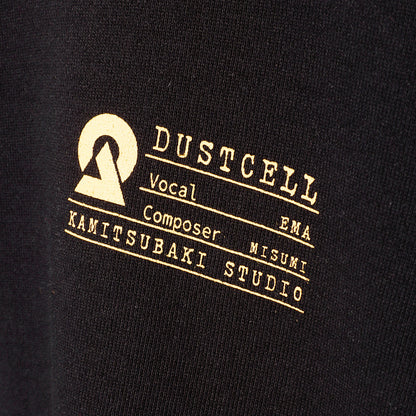 【DUSTCELL】ネームパーカー／BLACK／DUSTCELL Exhibiton「白炎」