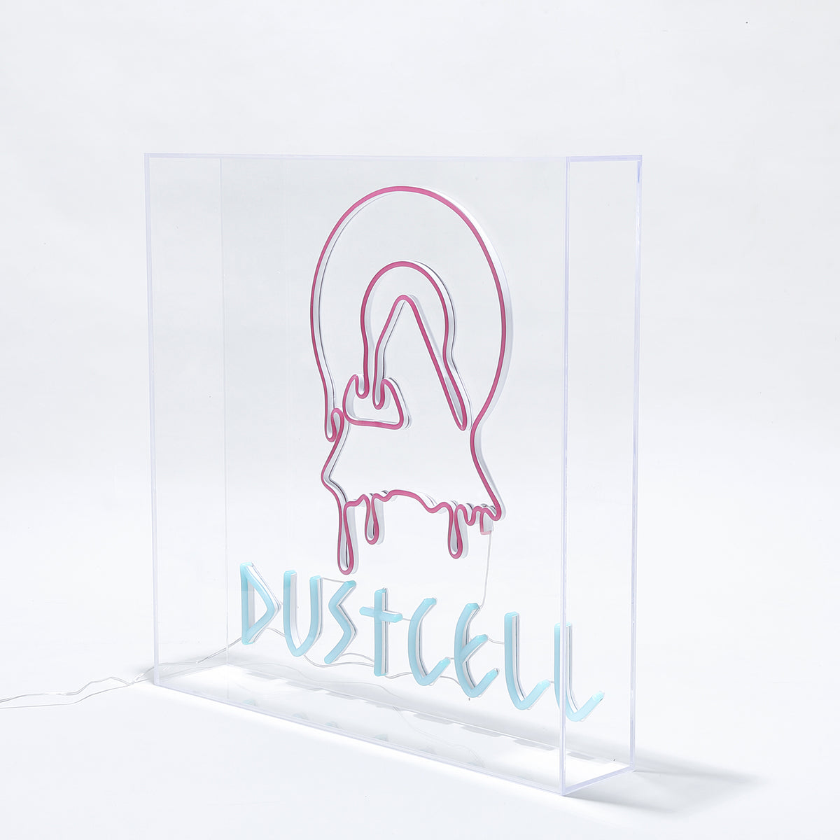 【DUSTCELL】ドリップロゴLEDネオンサイン／DUSTCELL Exhibiton「白炎」