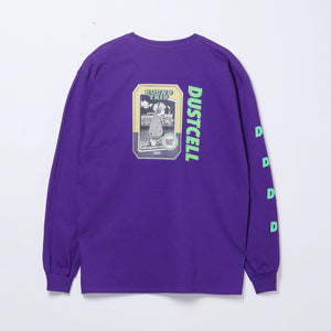 【DUSTCELL】ロングスリーブTシャツ／PURPLE／TOUR「ROUND TRIP」