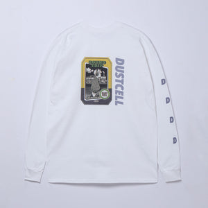 【DUSTCELL】ロングスリーブTシャツ／WHITE／TOUR「ROUND TRIP」