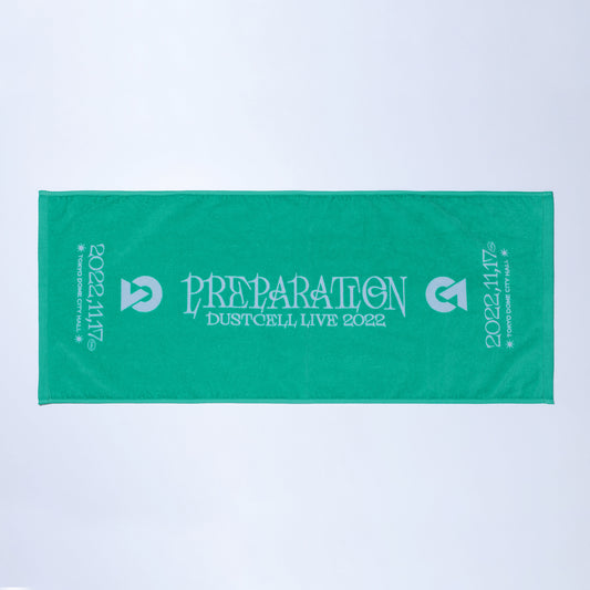 【DUSTCELL】フェイスタオル／MINT GREEN／DUSTCELL LIVE 2022「PREPARATION」
