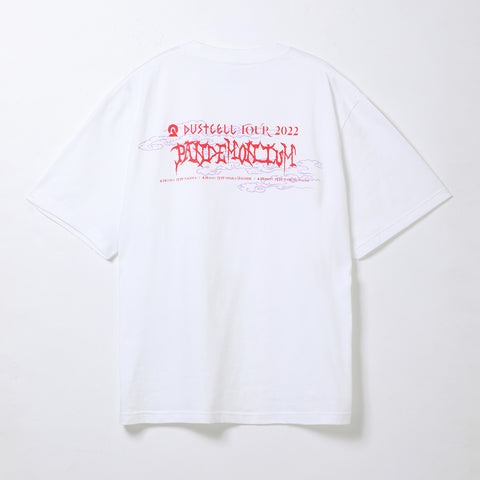【DUSTCELL】「百鬼夜行」ビッグシルエットTシャツ／WHITE／DUSTCELL TOUR 2022「百鬼夜行」