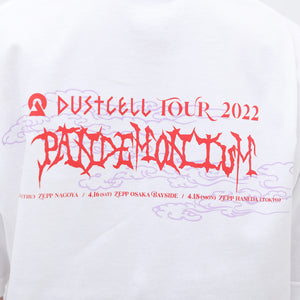 【DUSTCELL】「百鬼夜行」ビッグシルエットTシャツ／WHITE／DUSTCELL TOUR 2022「百鬼夜行」
