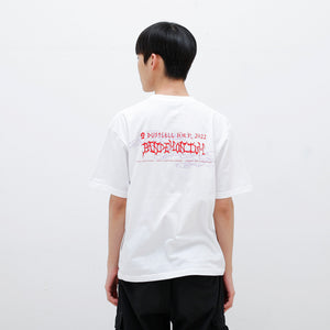 【DUSTCELL】「百鬼夜行」ビッグシルエットTシャツ／WHITE／DUSTCELL TOUR 2022「百鬼夜行」