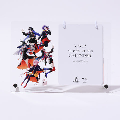 【V.W.P】2023~2024アクリル卓上カレンダー／コミックマーケット101出展記念