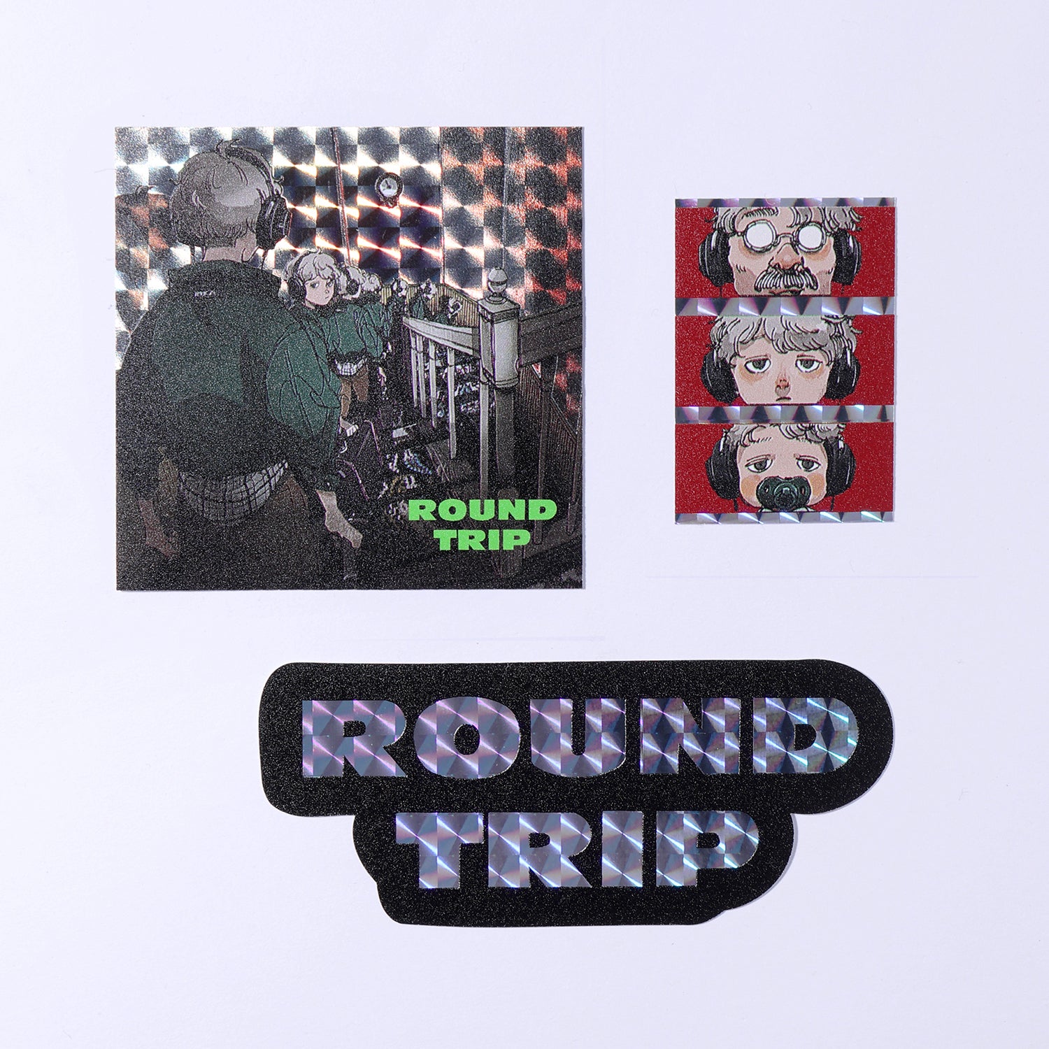 DUSTCELL】ROUND TRIP ホログラムステッカーセット／2nd Mini