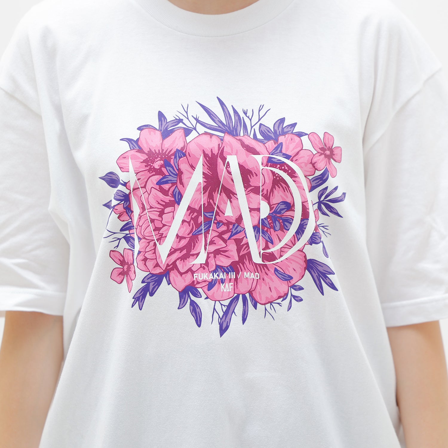 花譜】MADTシャツ／WHITE／3rd ONE-MAN LIVE「不可解参（狂）」グッズ