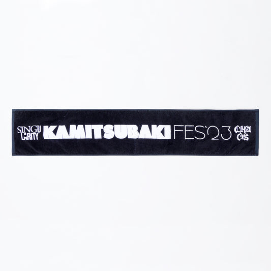 【KAMITSUBAKI STUDIO】KTSFES ロゴマフラータオル／KAMITSUBAKI FES 2023