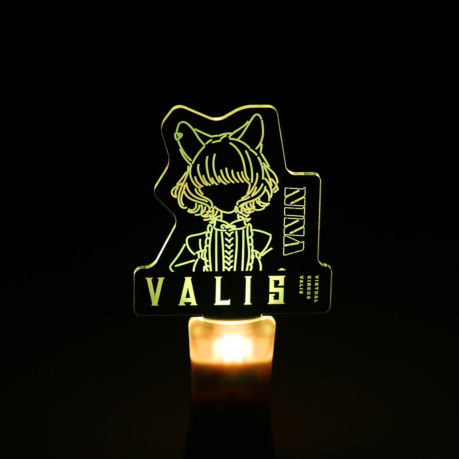 VALIS】アクリルペンライト2 NINA ver.／4th ONE-MAN LIVE 再現ガール