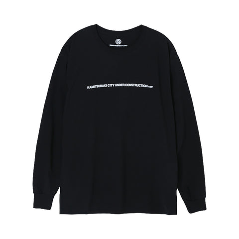 【神椿市建設中。】ロングスリーブTシャツ／BLACK／「神椿市建設中。」公式グッズ第二弾